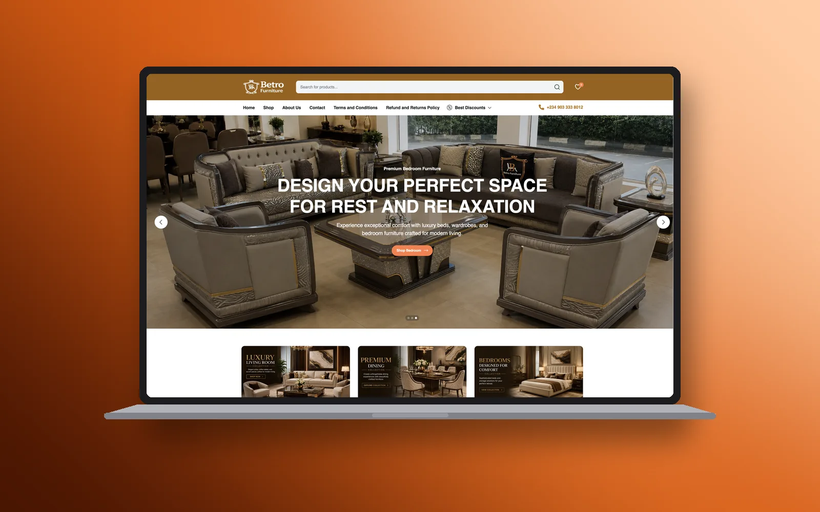 Betro Furniture screenshot