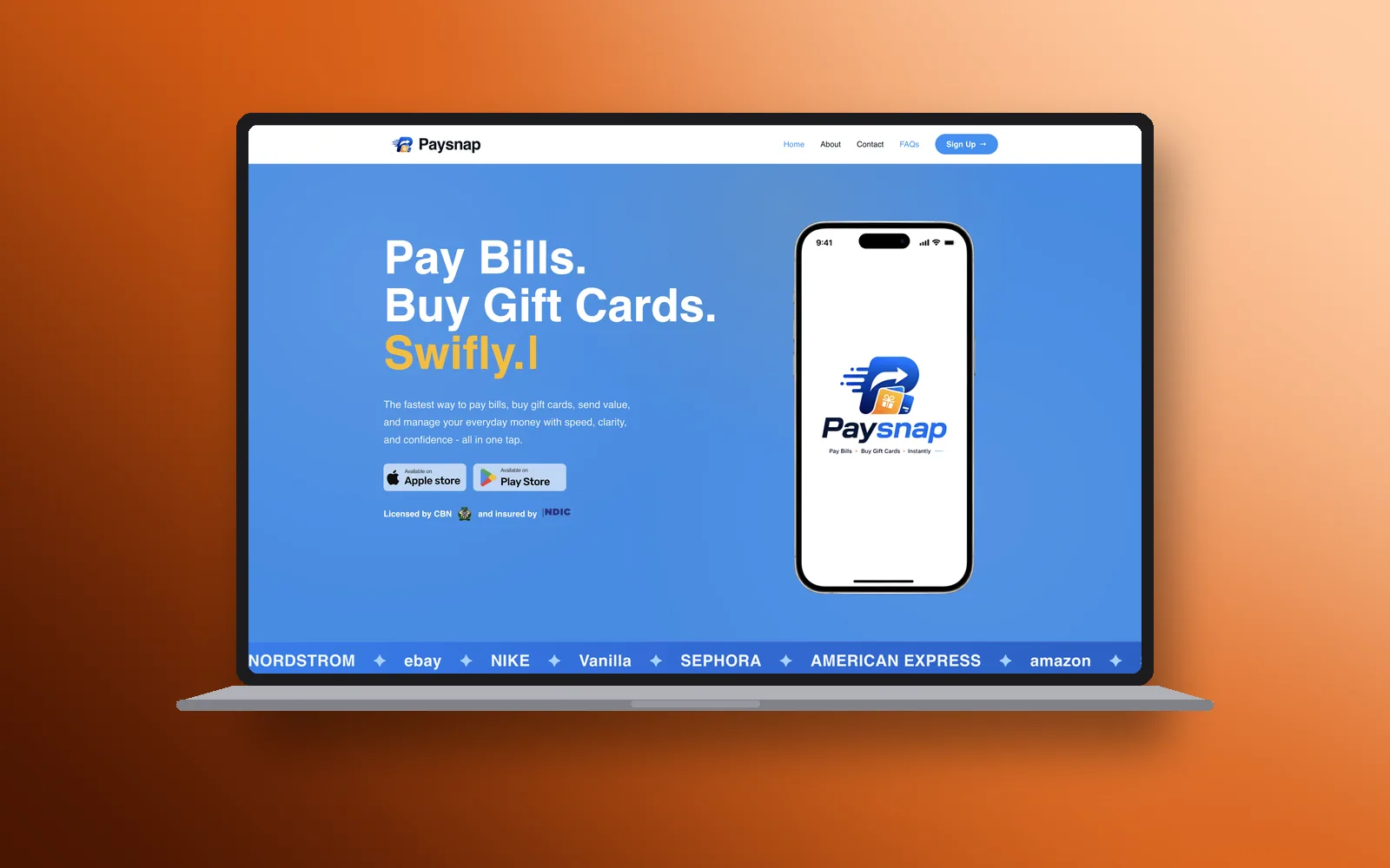 Paysnap screenshot